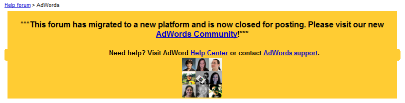 Forum Google AdWords