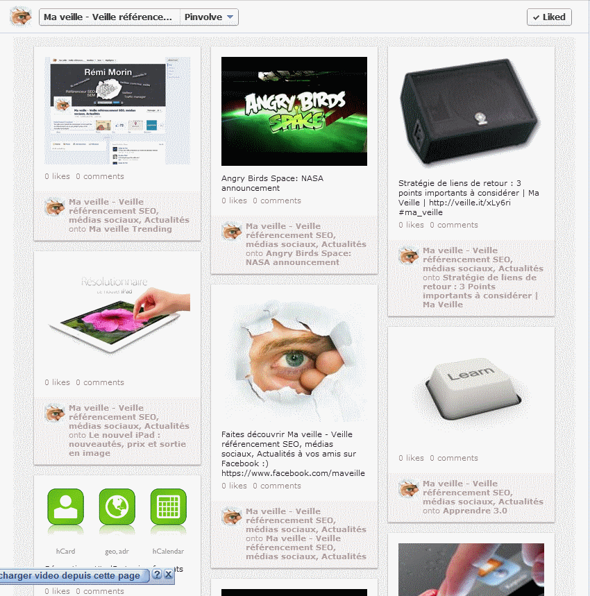 Pinterest application facebook